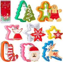 Ausstechformen Weihnachten 8 Stück Plätzchen Weihnachtsmann Rentier