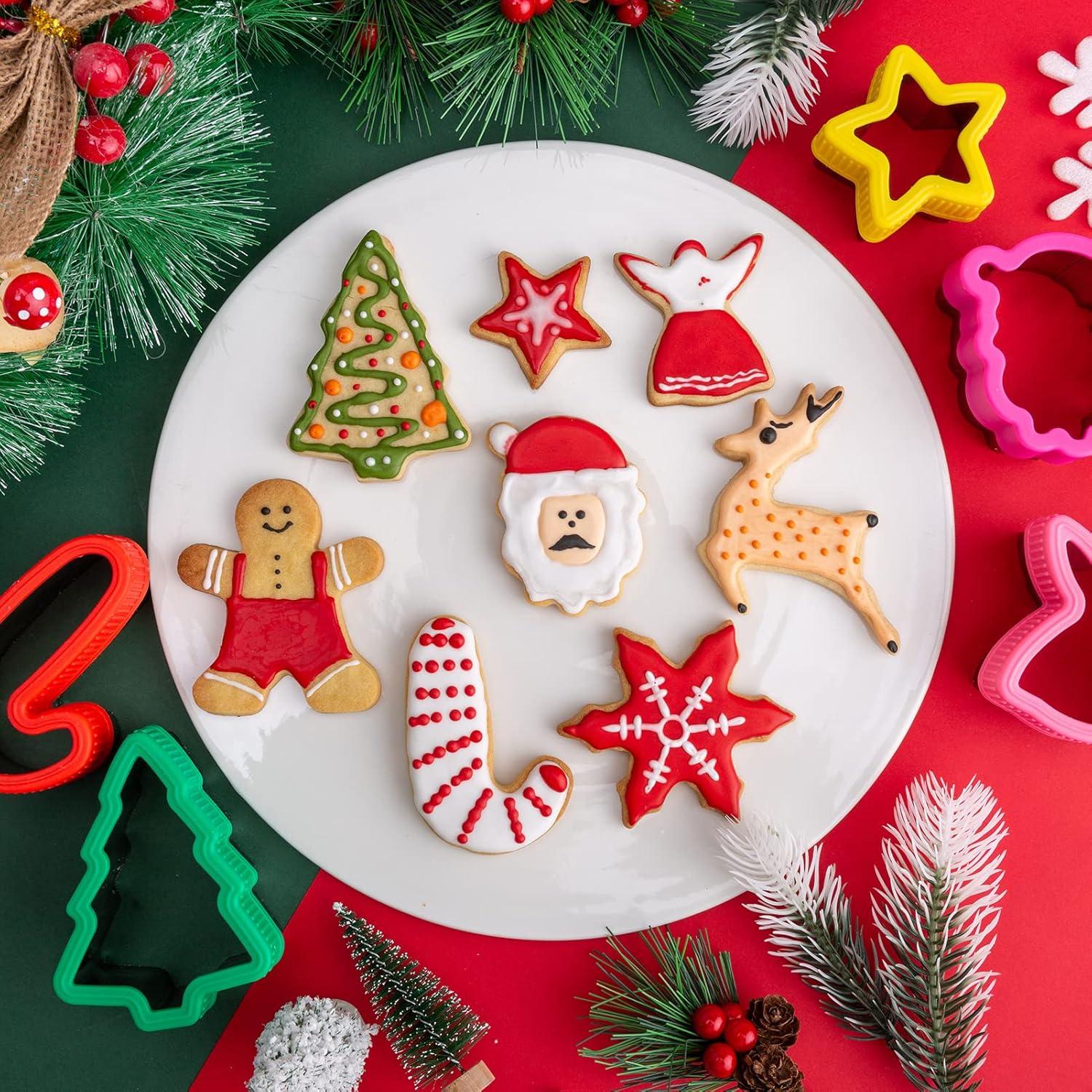 Ausstechformen Weihnachten 8 Stück Plätzchen Ausstecher Set