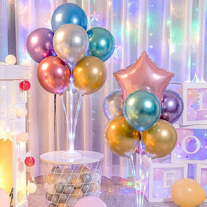 LED Ballonständer 4Stk Party Deko für Geburtstag Hochzeit