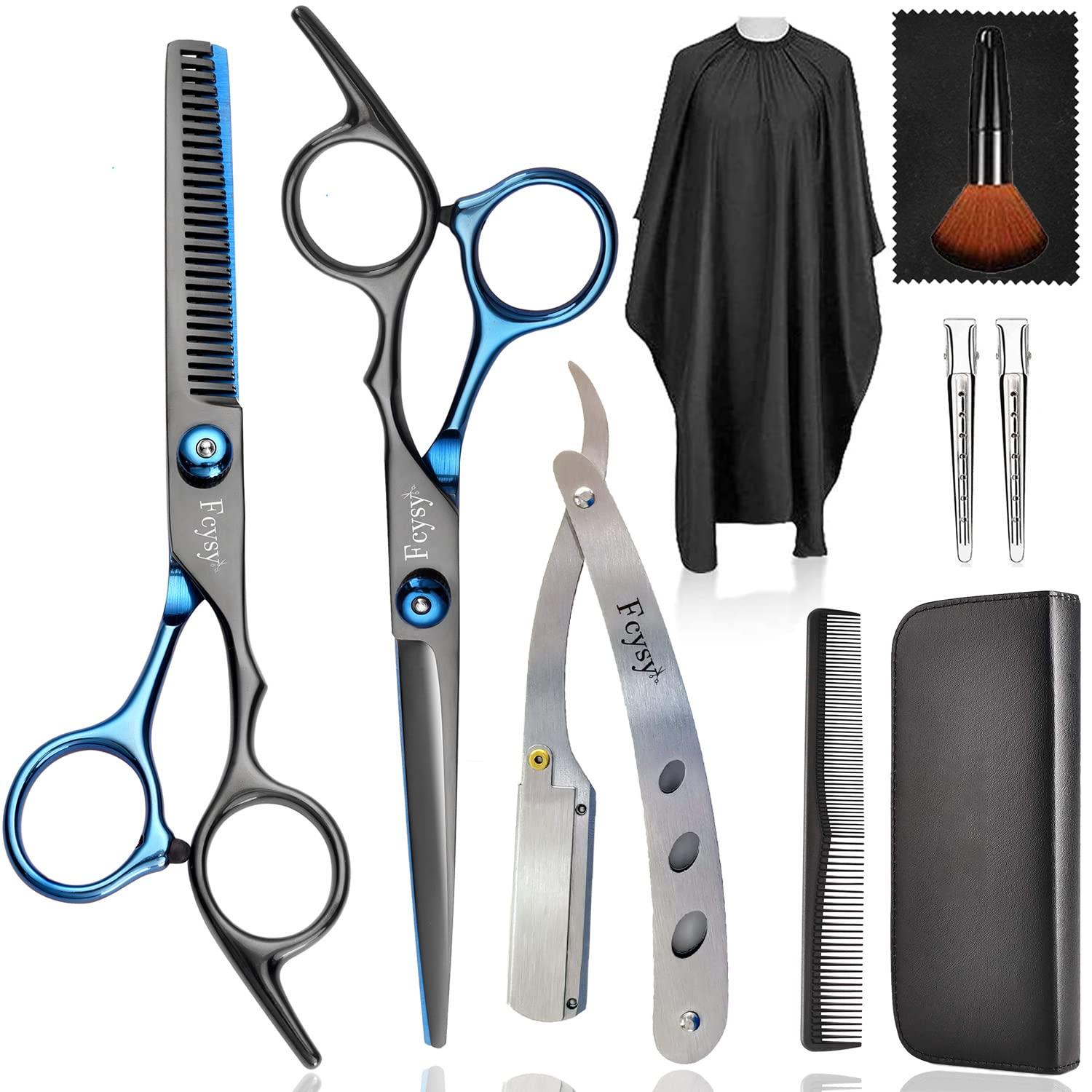 Professionelles Haarschneider-Set mit Scheren, Rasierer & Zubehör