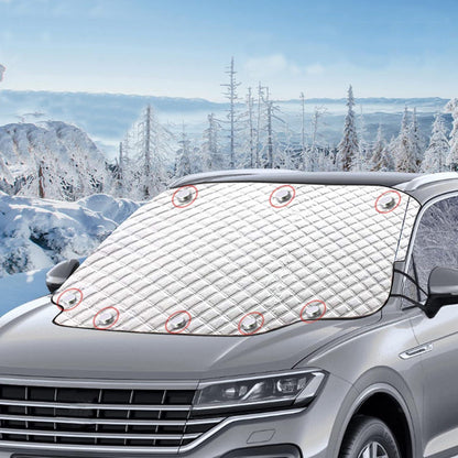 Auto Frontscheibenabdeckung mit Magnet 147x116cm Eisschutzfolie