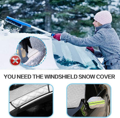 Auto Frontscheibenabdeckung mit Magnet für Frost Schnee EIS 145x120cm