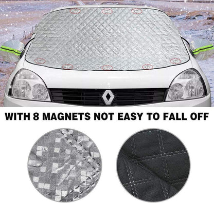 Frontscheibenabdeckung Auto Magnet Eisschutzfolie 145x120 cm