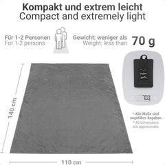 Ultraleichte Mini Picknickdecke für Outdoor Strand & Camping