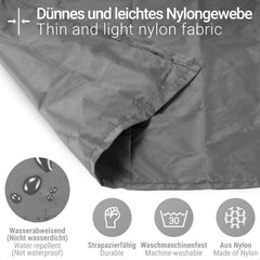 Siegvoll Mini Picknickdecke Ultraleicht tragbare Outdoor Decke 140 x 110 cm Grau