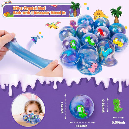 84-teiliges Dinosaurier Party Mitgebsel Set für