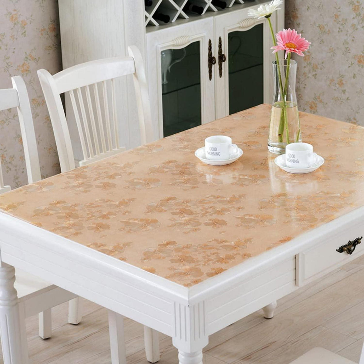 PVC Tischdecke wasserdicht 90x200cm – Tischfolie für Küche & Büro