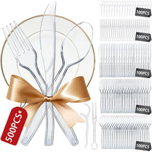 500 Stück Plastikbesteck Set Einweggeschirr Party Besteck