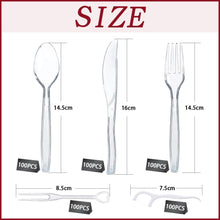 500 Stück Plastikbesteck Set Einweggeschirr Party Besteck