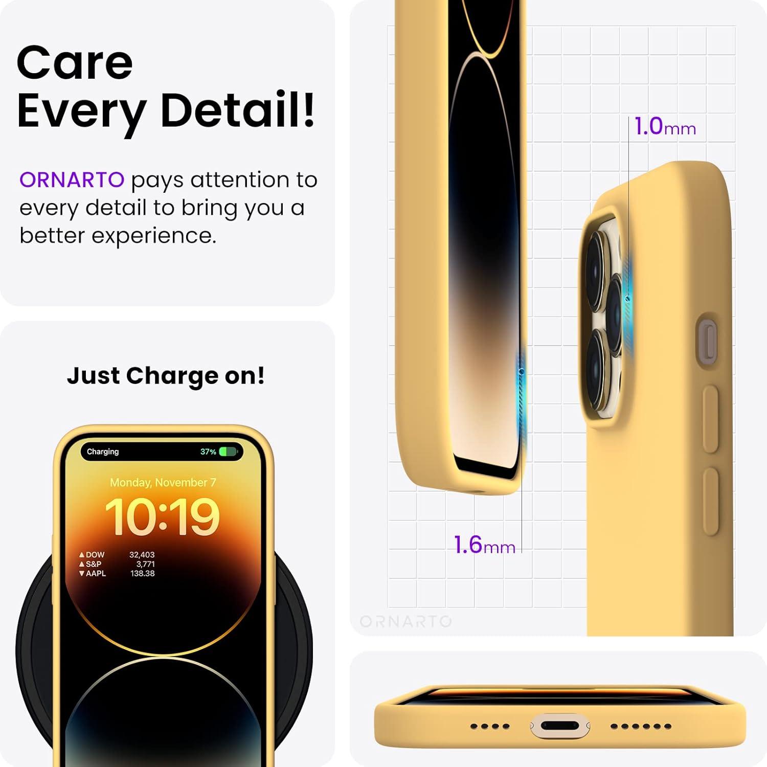 iPhone 14 Pro Max Hülle 6,7 Zoll 2022 Silikon Case Ultra Dünn Voller Schutz