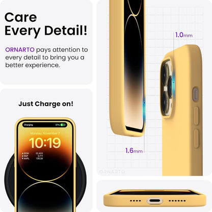iPhone 14 Pro Max Hülle 6,7 Zoll 2022 Silikon Case Ultra Dünn Voller Schutz