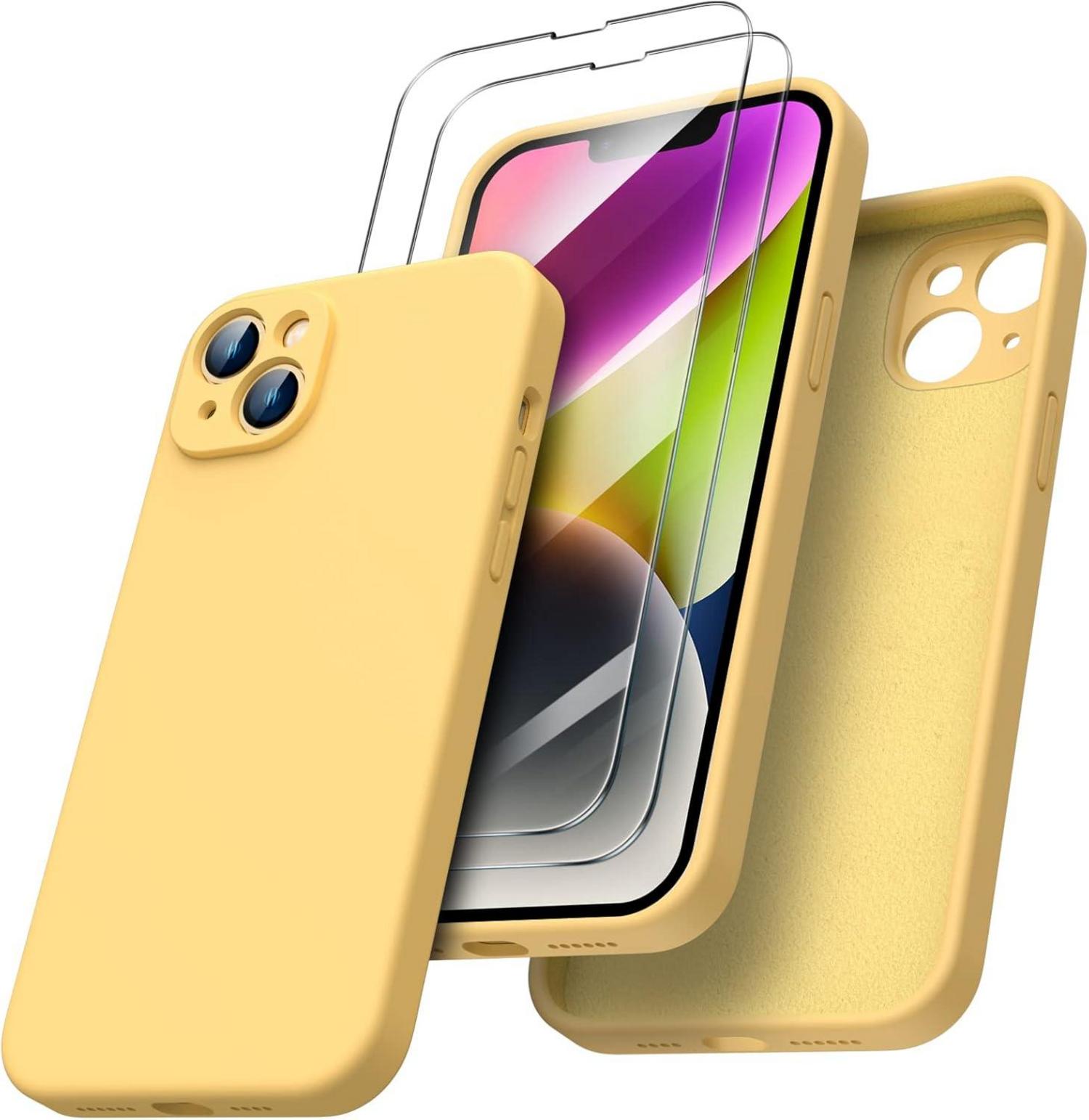 iPhone 14 Plus Hülle 6,7 Zoll 2022 mit 2x Screen Schutzfolien