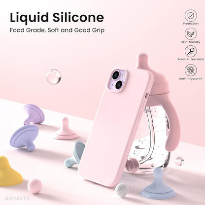 iPhone 14 Plus Silikonhülle Ultra Dünn Flüssig Silikon 6,7 Zoll