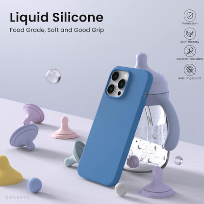 Silikon Case iPhone 14 Pro Hülle 6,1 Zoll 2022 Ultra Dünn Voller