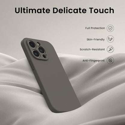iPhone 14 Pro Max Hülle 6,7 Zoll Rundumschutz Dunkelbraun