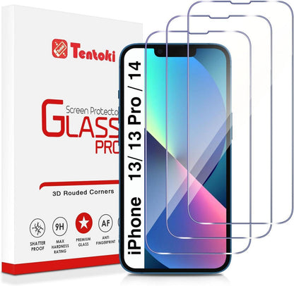 Panzer Glas Displayschutzfolie für iPhone 13 / 14 /13 Pro 6,1'' 9H