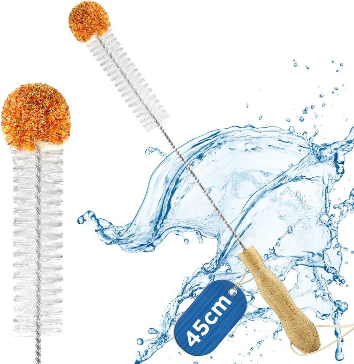 Flaschenbürste 45cm Kratzfreie Reinigungsbürste für Trinkflaschen