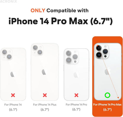 iPhone 14 Pro Max Silikonhülle + Panzerglas Schutzfolie