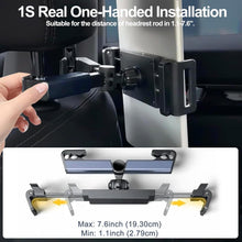 ViWaVee Tablet Halterung Auto, Ausziehbar, 360° Drehung, für