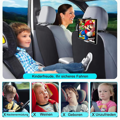 Tablet Halterung Auto iPad Halterung 360° Drehung Ausziehbar Kopfstütze 4,7-12,9