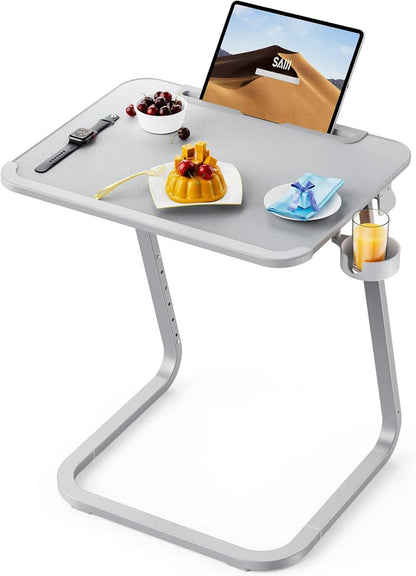 Beistelltisch Laptoptisch höhenverstellbar Couchtisch Getränkehalter