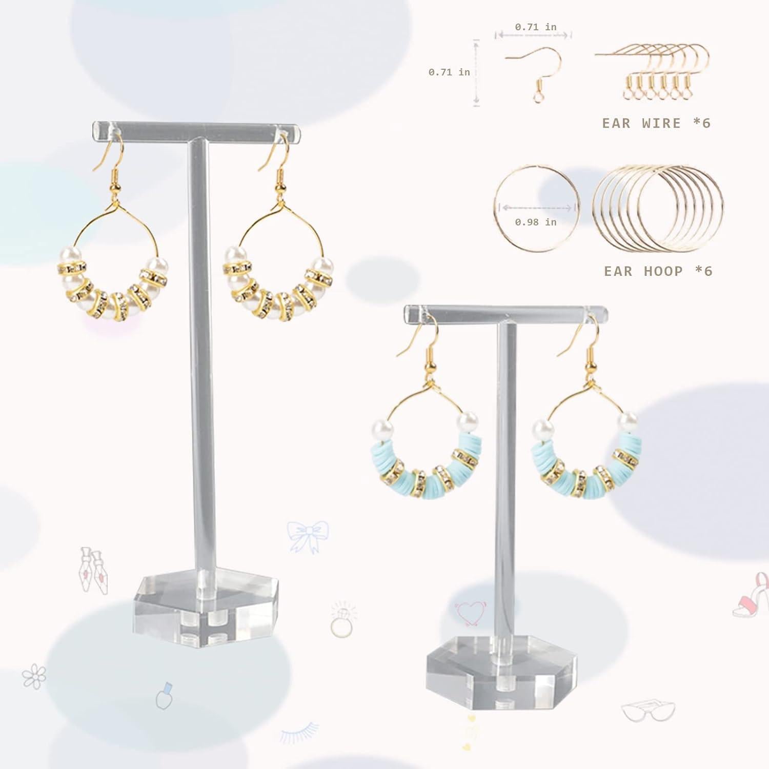 Perlen zum Auffädeln 8000+ Stück Set Polymer Clay DIY Schmuck Kit