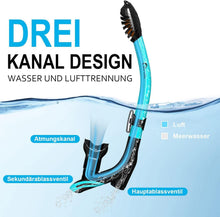Dorlle Schnorchelset Panorama Maske Anti-Fog Dry Schnorchel