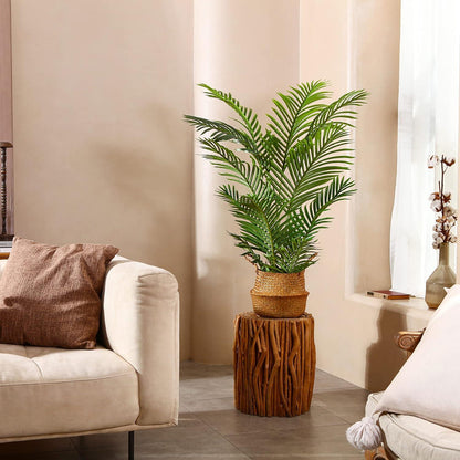 Künstliche Majestät Palmenpflanze 120cm realistisch Home Office Store