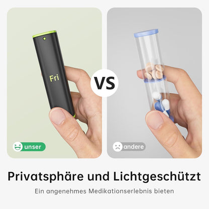Tablettenbox 7 Tage Pillendose 2 Fächer Medikamentenbox Große