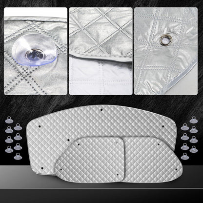 Sonnenschutz Auto Frontscheibe VW T4 – 3tlg. Thermomatte Set