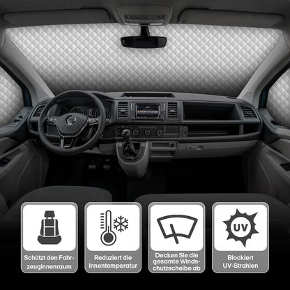 Sonnenschutz Auto Frontscheibe VW T4 – 3tlg. Thermomatte Set