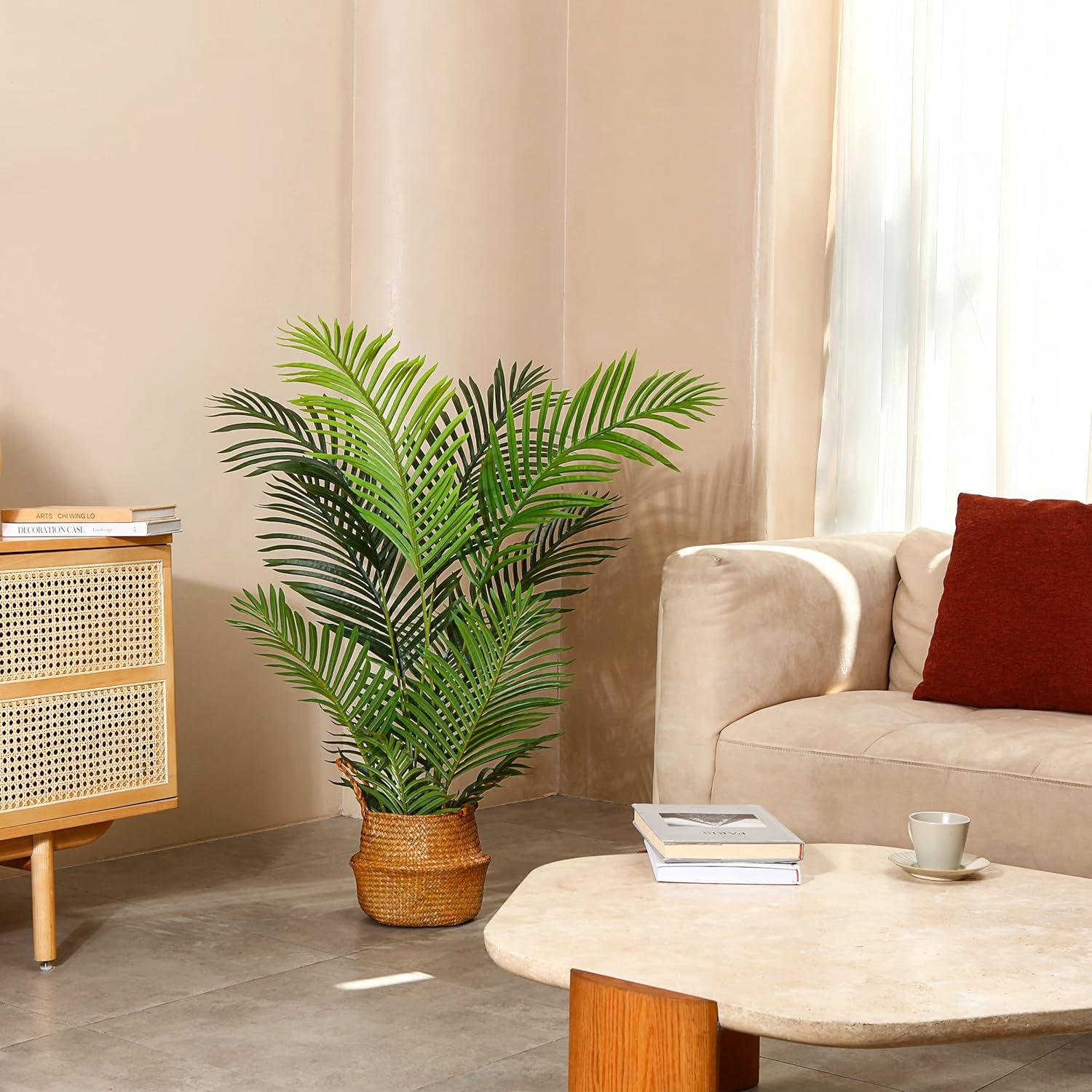 Künstliche Majestät Palmenpflanze 1,2 m 2er Packführt Natur ins Home