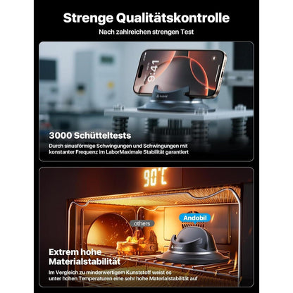 Auto Handyhalterung Armaturenbrett Schwarz für iPhone