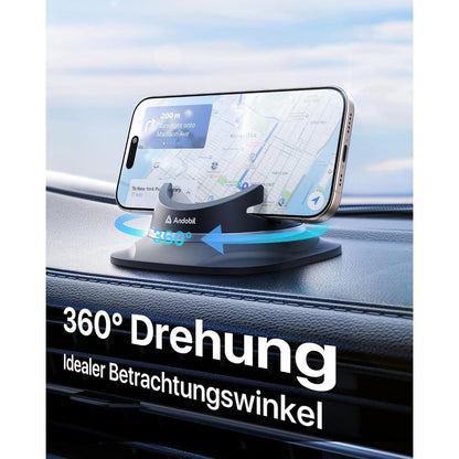 Auto Handyhalterung Armaturenbrett Schwarz für iPhone