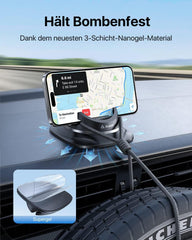 Auto Handyhalterung Schwarz für iPhone Samsung S24 S23