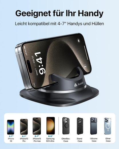 Handyhalterung Auto Armaturenbrett Kfz Samsung iPhone 15/14/13/12/11