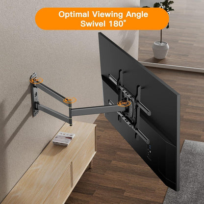 TV Wandhalterung 32-70 Zoll Schwenkbar Neigbar 180° Drehbar