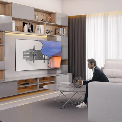 TV Wandhalterung 32-70 Zoll Schwenkbar Neigbar 180° Drehbar