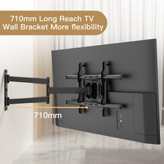 TV Wandhalterung 32-70 Zoll Schwenkbar Neigbar 180° Drehbar