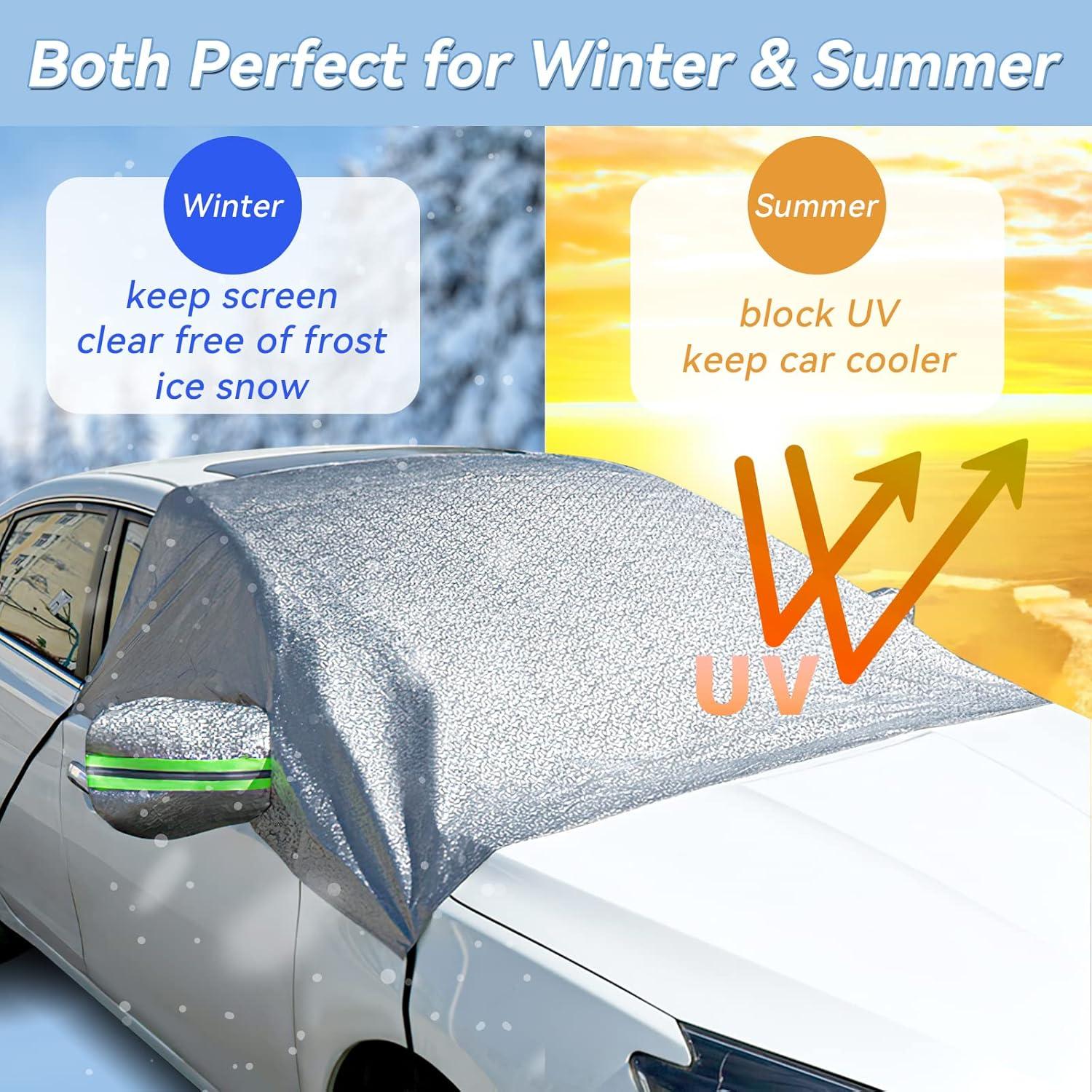 Frontscheibenabdeckung Winter Auto Windschutzscheibe SUV Van