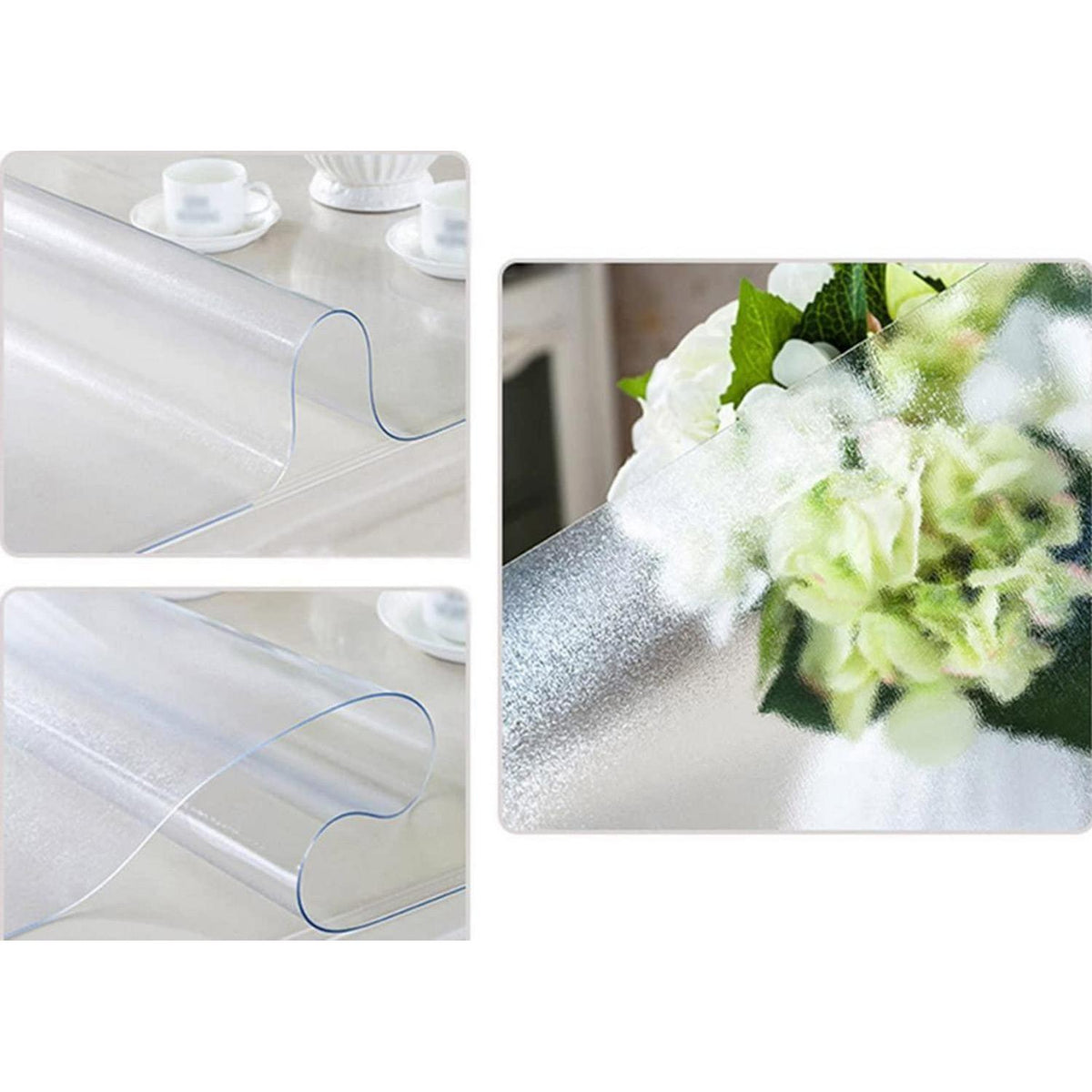 Runde PVC Tischdecke 100cm - Wasserdicht & Kratzfest