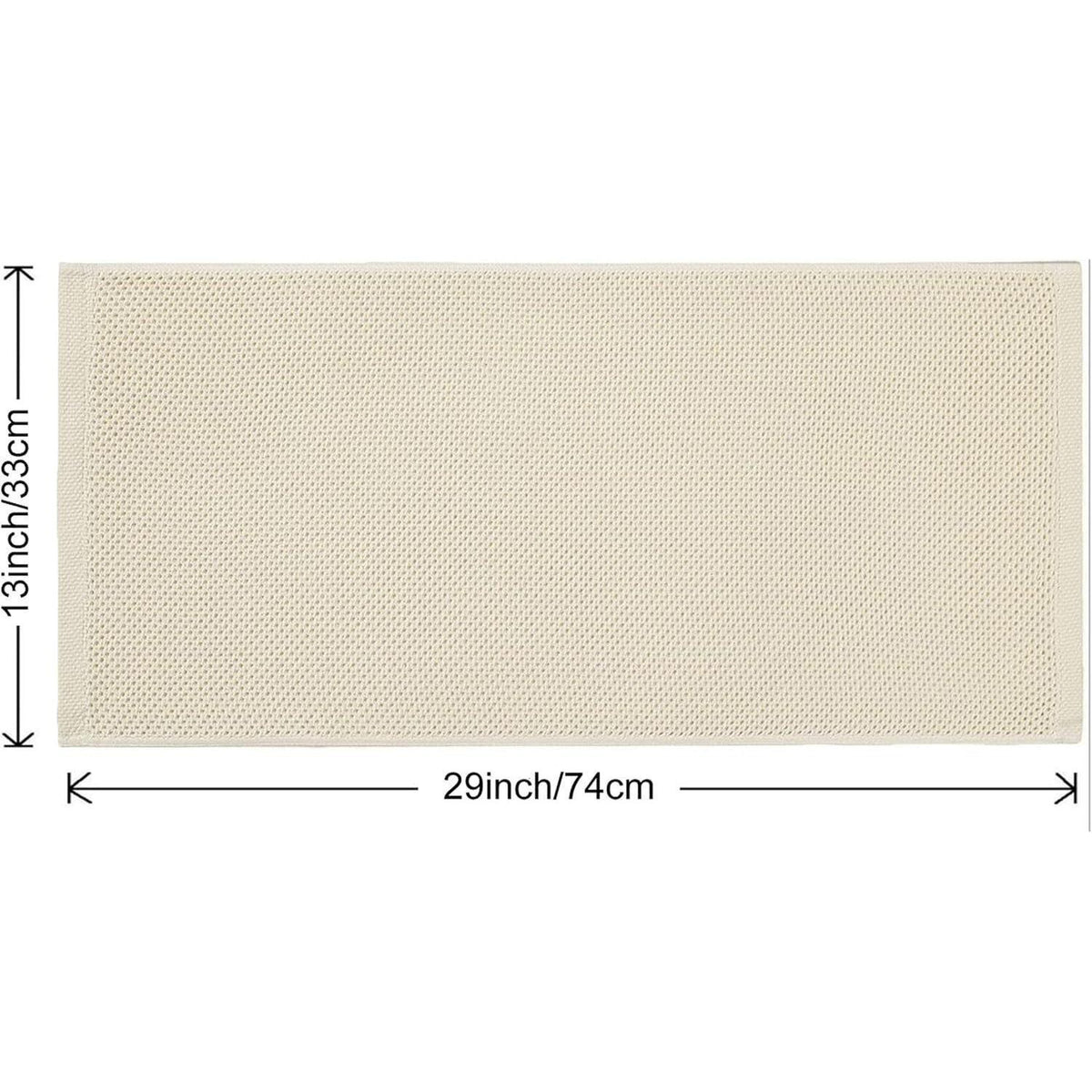 Geschirrtücher Baumwolle 4er-Pack 33x74 cm Grau Beige Braun