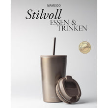 MAMEIDO Thermobecher 470ml & 700ml doppelwandig isoliert aus