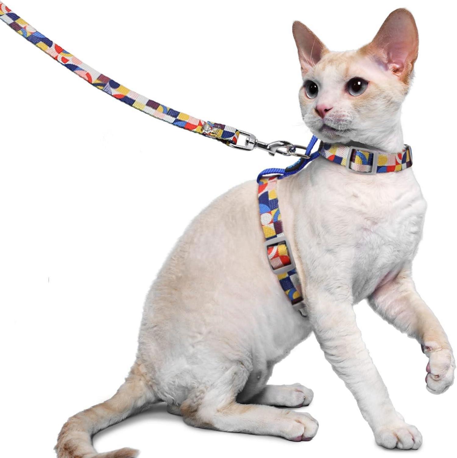 Ausbruchsicheres Katzengeschirr Leine Katzenweste verstellbar