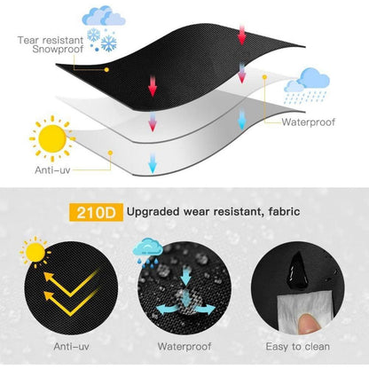 Grillabdeckung wasserdicht 210D Oxford-Gewebe UV-Schutz