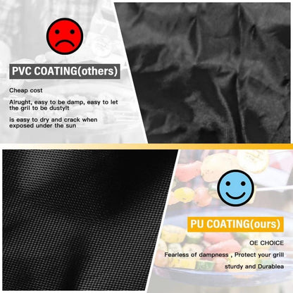 Grillabdeckung wasserdicht 210D Oxford-Gewebe UV-Schutz