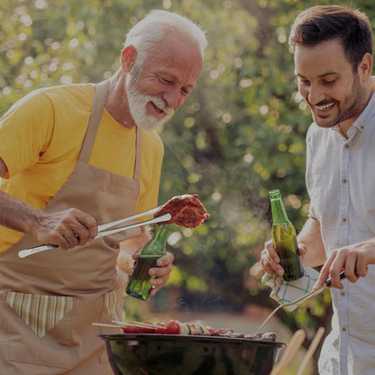 Grillzange Edelstahl Lang 30CM Kochpinzette Küche Profi Zange 2er Set