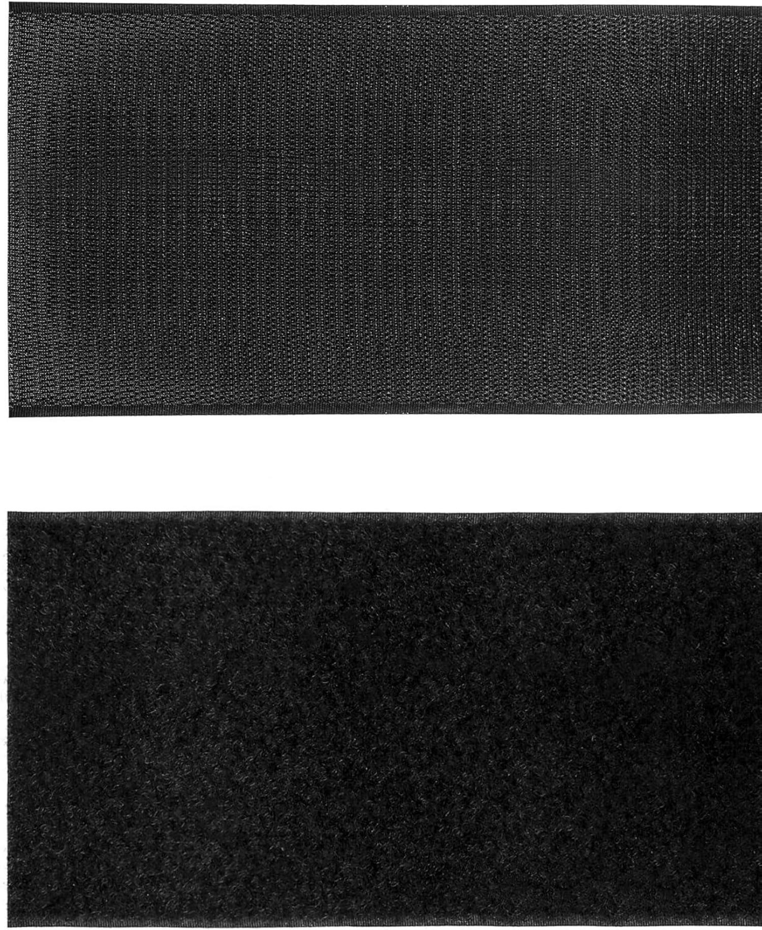 QWORK® 11cm x 2M Klettband Annähen für Stoff - Breit Nylon