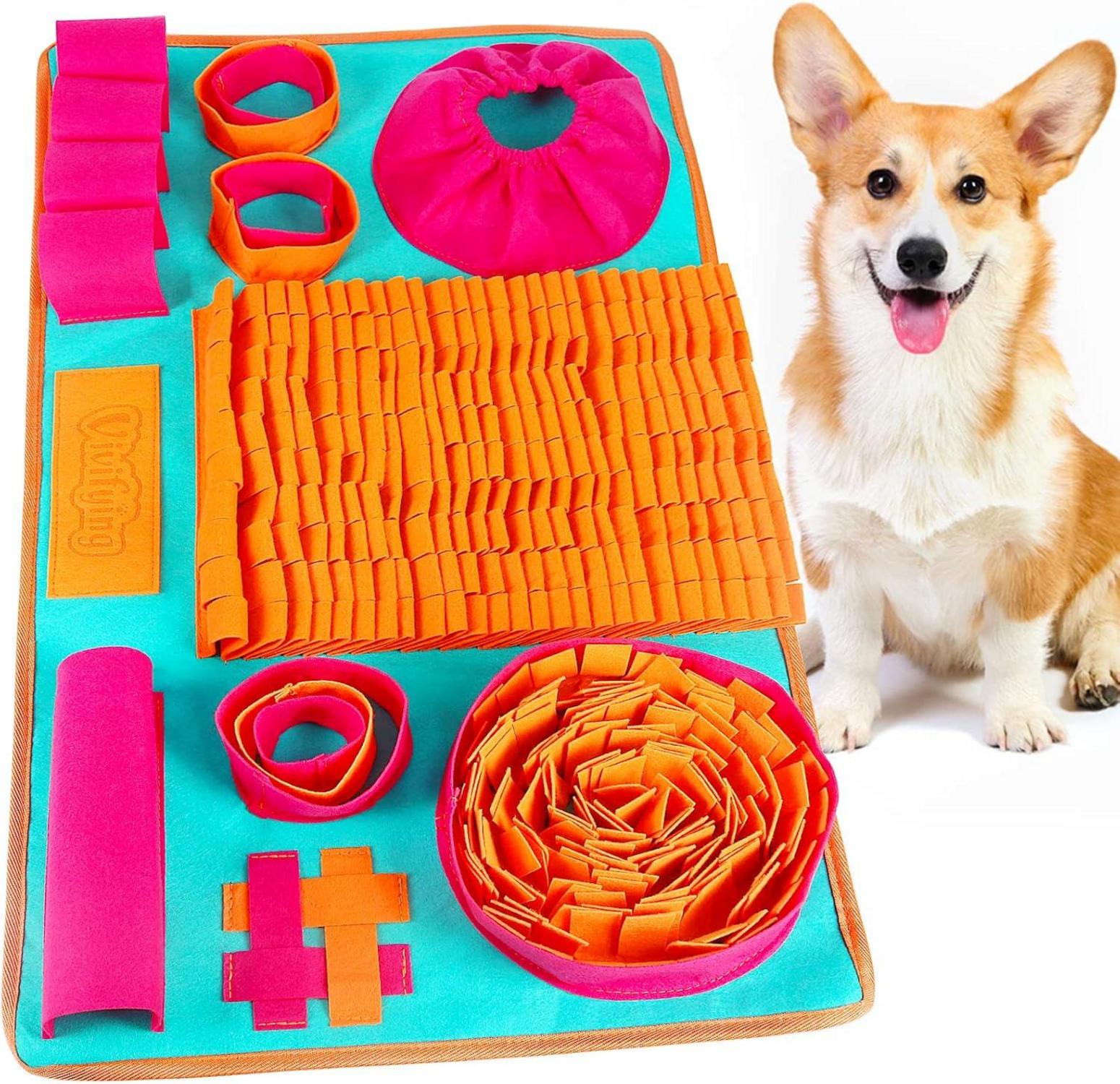 Schnüffelmatte für Hunde Interaktives Spielzeug für Futtersuche und
