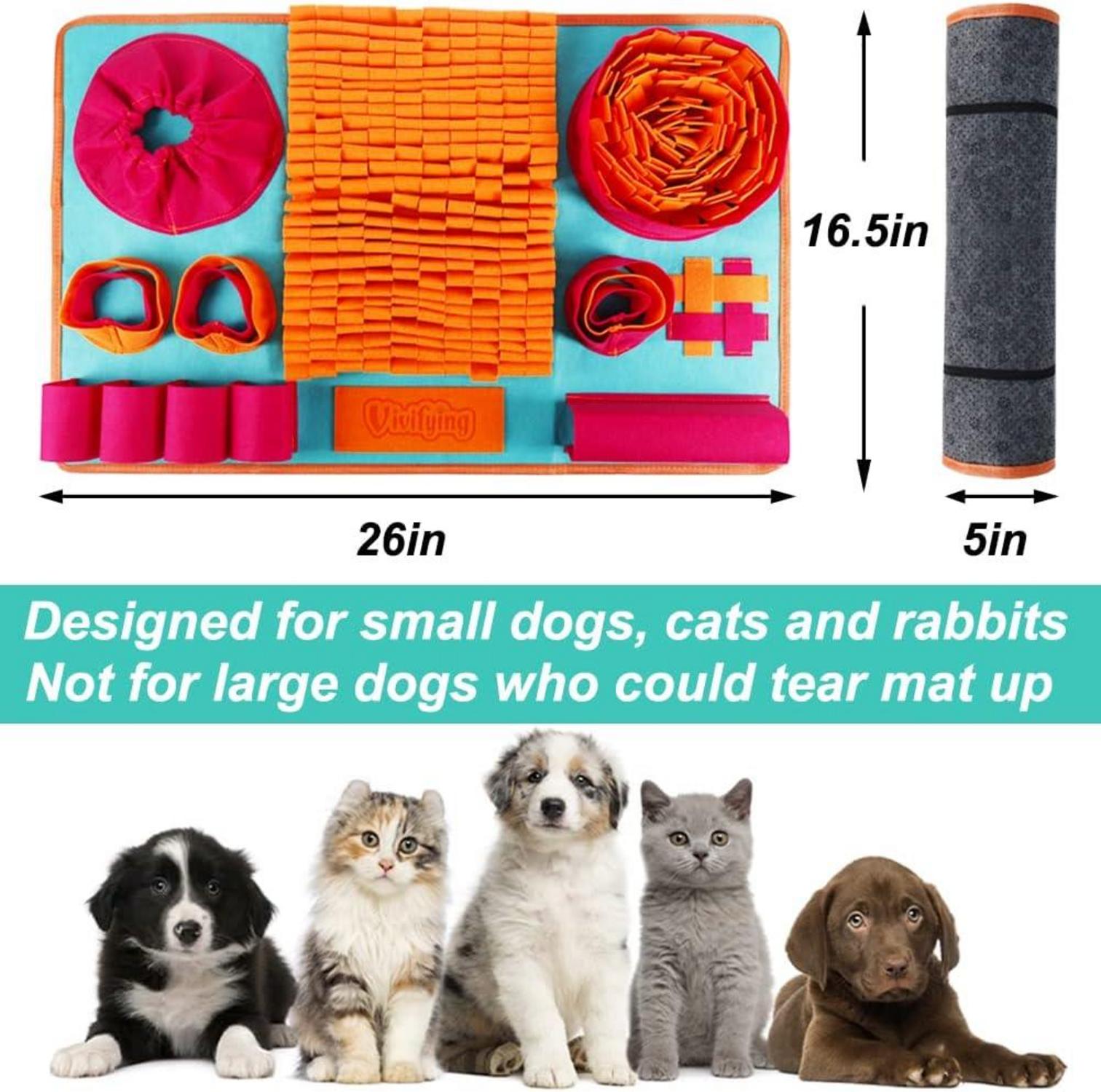 Vivifying Schnüffelmatte für Hunde Interaktiv großer